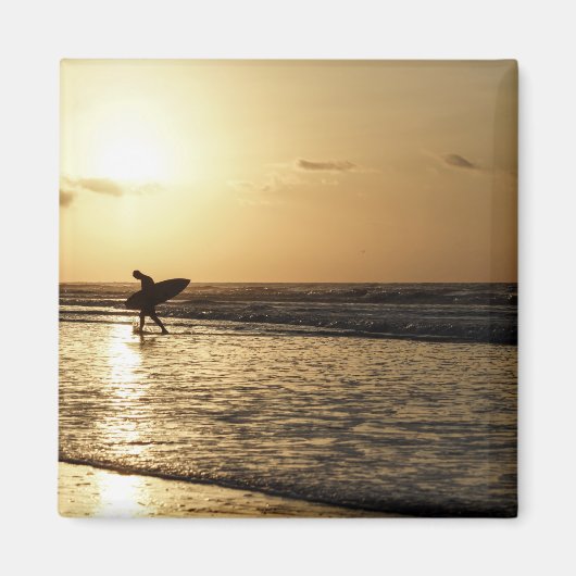 Morgen-Surfer Magnet (Vorne)