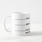 Morgen-Tasse Kaffeetasse (Links)