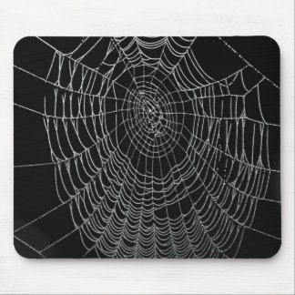 Morgen-Tau auf dem Netz Mousepad