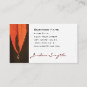 Morgen-Tau Visitenkarte (Rückseite)