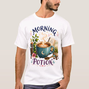 Morgen-Trank – Magisches Kaffeeliebhaber Cozy Desi T-Shirt