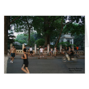 Morgen-Übung * Hanoi Vietnam