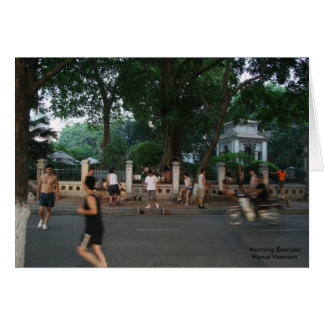 Morgen-Übung * Hanoi Vietnam