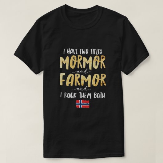 MORGEN UND LANDWIRTSCHAFT T-Shirt (Design vorne)
