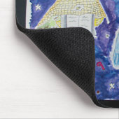 Morgen Weiß-mousepad nie Mousepad (Ecke)