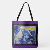 Morgen weiß nie alles über druckgroße Tasche (Vorderseite)