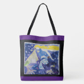 Morgen weiß nie alles über druckgroße Tasche (Rückseite)