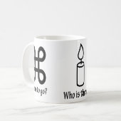 MORGEN, wer dort ist, wo man hingehen soll Kaffeetasse (Vorderseite Links)