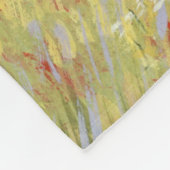 Morgen-Wiese Fleecedecke (Ecke)