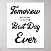 Morgen wird das beste Probe Dinner Poster (Vorne)