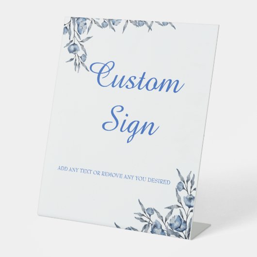 Morgen wird das beste Probe Dinner Sockelschild (Vorderseite)