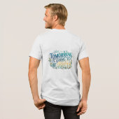 Morgen wird es besser sein Tri-Blend shirt (Rückseite voll)