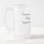 Morgen wird nie, versprochen, mattglas bierglas (Links)
