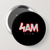 Morgen Workout 4am Personal Trainer Fitness Coach Button (Vorne & Hinten)
