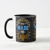 Morgen wurden für Kaffee gemacht Tasse (Links)