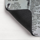 Morgen-Zeitungs-Kreuzworträtsel Mousepad (Ecke)