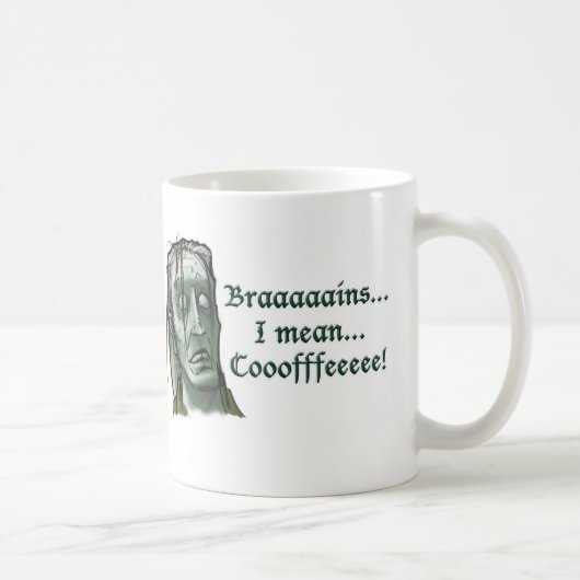 Morgen-Zombie-Tasse 1,0 Kaffeetasse (Rechts)