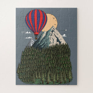Morgenballonfahrt Puzzle