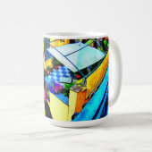 Morgenblick vom Cinque Terre Balcony Kaffeetasse (VorderseiteRechts)