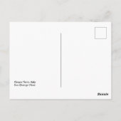 Morgenblick vom Cinque Terre Balcony Postkarte (Rückseite)