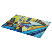 Morgenblick vom Cinque Terre Balcony Schneidebrett (Ecke)