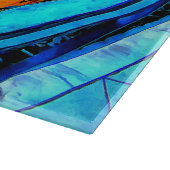 Morgenblick vom Cinque Terre Balcony Schneidebrett (Ecke)