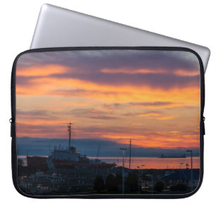 Morgenbrennen über Mackinaw Laptopschutzhülle