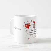 Morgencafé mit dir kaffeetasse (Vorderseite Links)