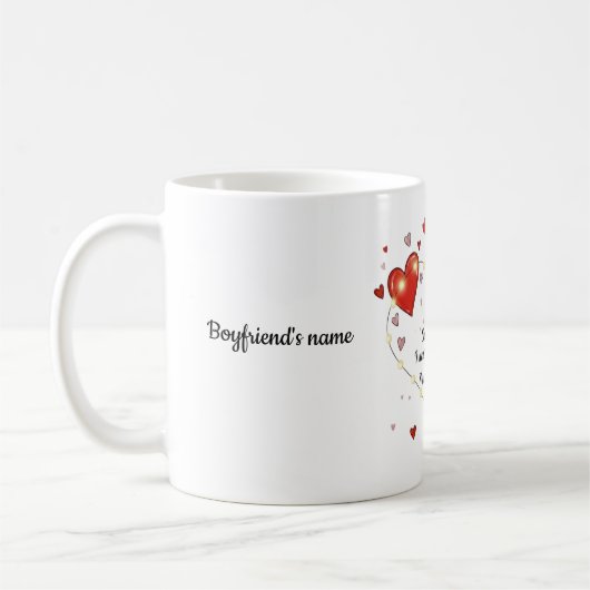 Morgencafé mit dir kaffeetasse (Links)