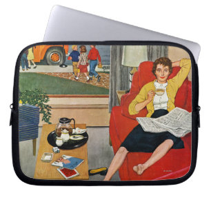 Morgencafépause Laptopschutzhülle