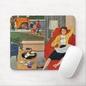 Morgencafépause Mousepad (Mit Mouse)