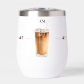 Morgencoffee Abend Red Wine Time Tumbler (Vorderseite)