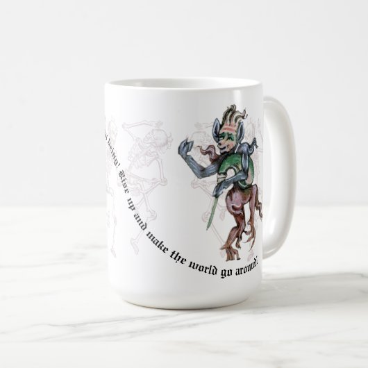Morgencoffee Demoniac-Tasse Kaffeetasse (VorderseiteRechts)