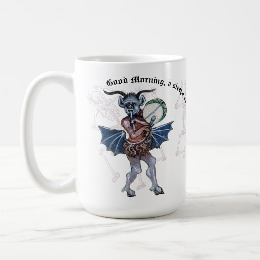 Morgencoffee Demoniac-Tasse Kaffeetasse (Links)