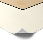 Morgencoffee Vintag Lady Poster (Ecke)