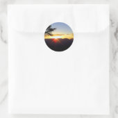 Morgendämmerung am Grand Canyon Runder Aufkleber (Tasche)