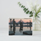 Morgendämmerung am Ottawa River. Postkarte (Stehend Vorderseite)