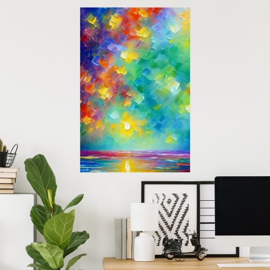 Morgendämmerung am Sea Poster (Heimbüro)