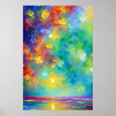 Morgendämmerung am Sea Poster (Vorne)