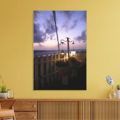 Morgendämmerung am Strand Leinwanddruck (Insitu (Wohnzimmer))