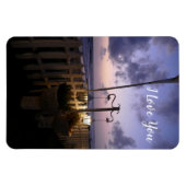 Morgendämmerung am Strand Magnet (Horizontal)