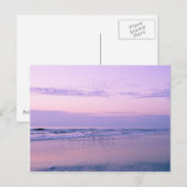 Morgendämmerung am Strand Postkarte (Vorne/Hinten)