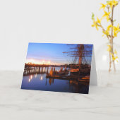 Morgendämmerung an der Dana Point Pilgrim Karte (Gelbe Blume)