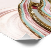 Morgendämmerung auf der Rose Marmormeer Fotodruck (Ecke)