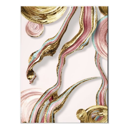 Morgendämmerung auf der Rose Marmormeer Fotodruck (Vorne)