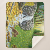 Morgendämmerung auf der Wald-Fliesblanke Sherpadecke (Vorderseite)