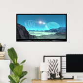 Morgendämmerung bei Ariase 2565 Poster (Heimbüro)