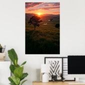 Morgendämmerung der Stille Poster (Heimbüro)