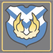 Morgendämmerung des Archadia FC-Logos Kleine Vinyl Aufkleber (Vorderseite)