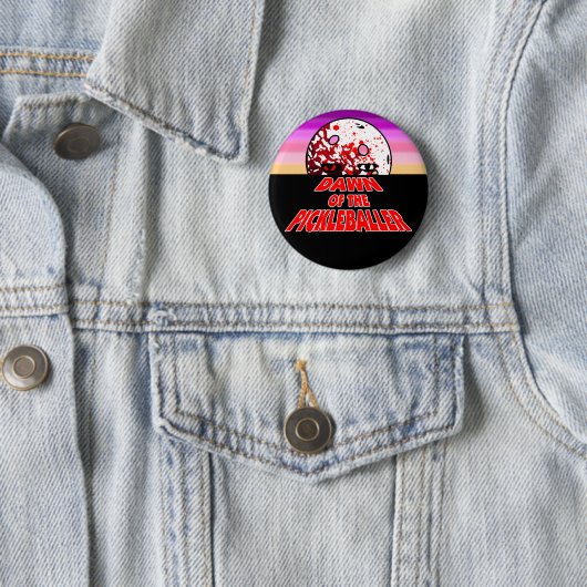 Morgendämmerung des Halloween-Horrors Zombie Button (Beispiel)